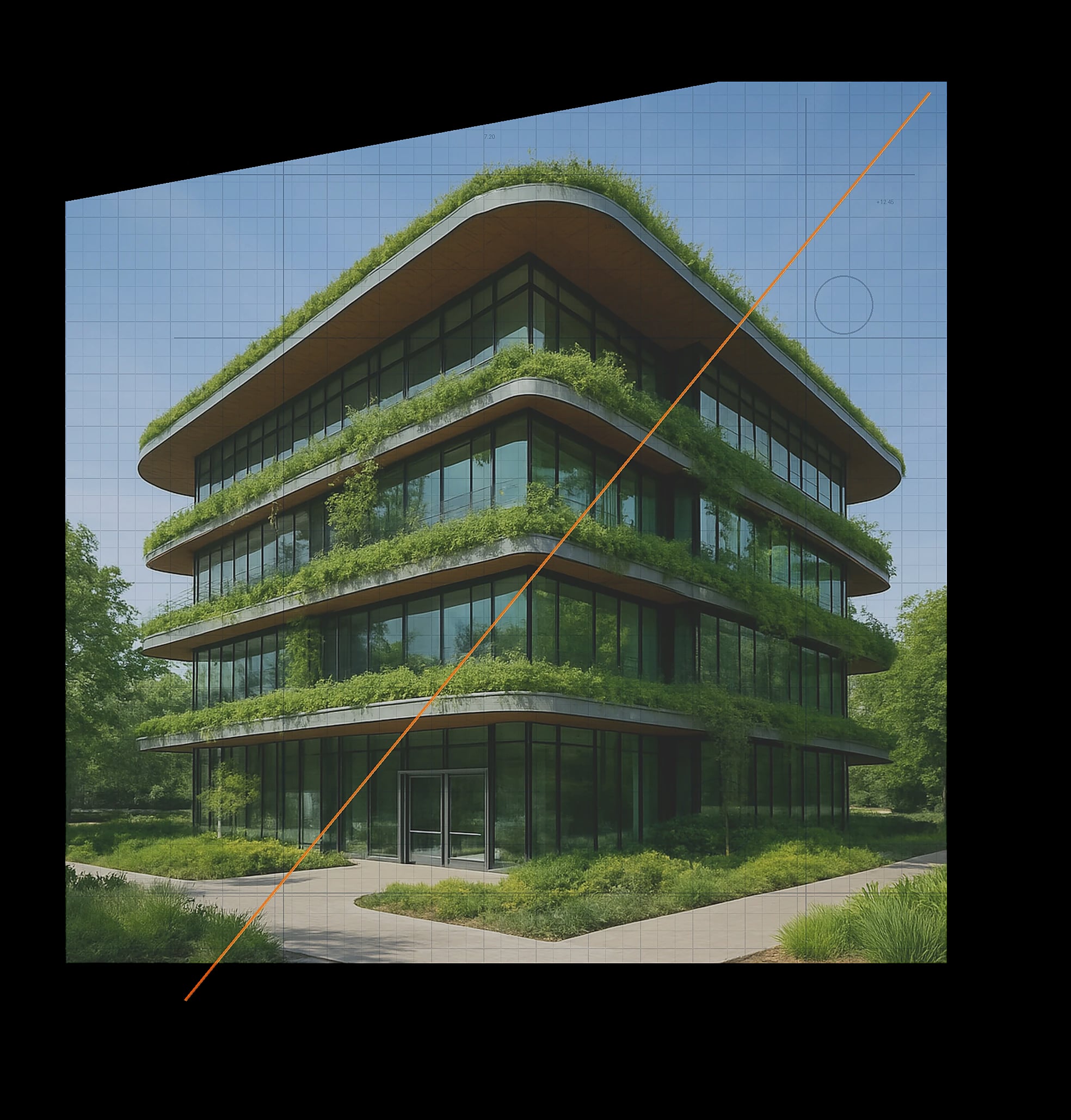 Plan architectural et bâtiment Houmi Construction